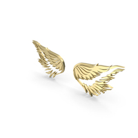 Golden Bird Wings PNG & PSD Images