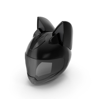 Helmet Cat Black PNG & PSD Images