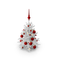 Christmas White Tree PNG & PSD Images