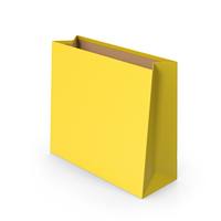 Yellow Paper Bag PNG & PSD Images