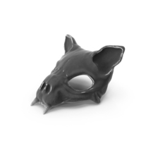 Cat Skull Mask Rubber PNG & PSD Images