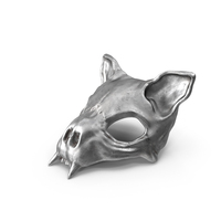 Cat Skull Mask Metal PNG & PSD Images