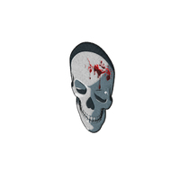Embroidered Skull Patch PNG & PSD Images
