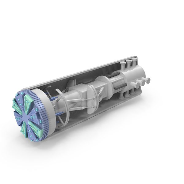 Tunnel Boring Machine PNG & PSD Images