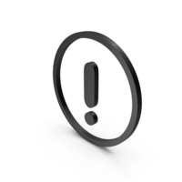 Black Exclamation Mark PNG & PSD Images