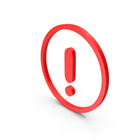 Red Exclamation Mark PNG & PSD Images