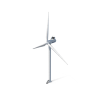 风力涡轮机PNG和PSD图像