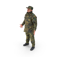 Arnold Uniform Military A Pose With Hat PNG & PSD Images