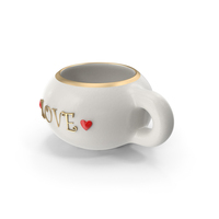 Love Mug With Hearts PNG & PSD Images