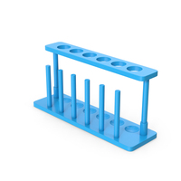 Blue Test Tube Rack PNG & PSD Images
