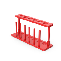 Red Test Tube Rack PNG & PSD Images