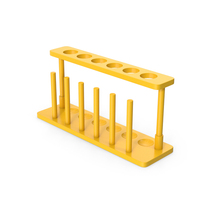 Yellow Test Tube Rack PNG & PSD Images
