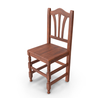 Acajou Wooden Chair PNG & PSD Images