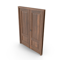 Palisander Double Leaf Door PNG & PSD Images