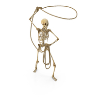 Worn Skeleton Lasso Hunter PNG & PSD Images