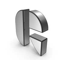 Alphabet Letter G Steel PNG & PSD Images