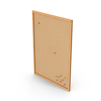 Wooden Pinboard PNG & PSD Images