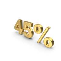 45 Percent Symbol PNG & PSD Images