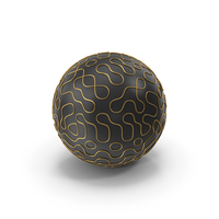 Gold Black Sphere PNG & PSD Images