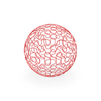 Red Wire Sphere PNG & PSD Images