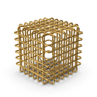 Cube Gold PNG & PSD Images