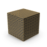 Cube Gold Black PNG & PSD Images