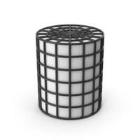 Black & White Cylinder PNG & PSD Images