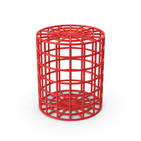 Red Wire Cylinder PNG & PSD Images