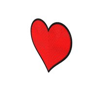 Heart Embroidered Patch PNG & PSD Images