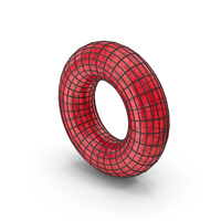 Red Black Mesh Torus PNG & PSD Images