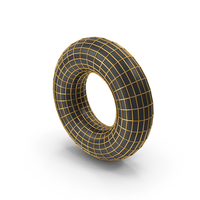 Black Gold Torus PNG & PSD Images