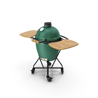 Big Green Egg BBQ Grill Closed PNG & PSD Images