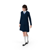 Chinese Schoolgirl PNG & PSD Images