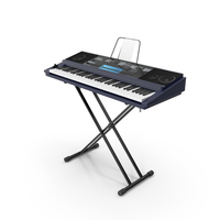 Roland E x20 Keyboard and Stand PNG & PSD Images