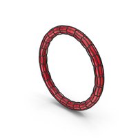 Red Black Mesh Torus PNG & PSD Images