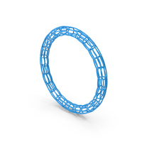 Blue Mesh Torus PNG & PSD Images
