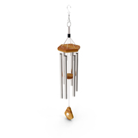 Chrome Plated Wind Chime PNG & PSD Images