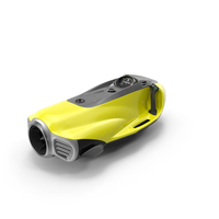 Electric Sea Scooter Yellow PNG & PSD Images
