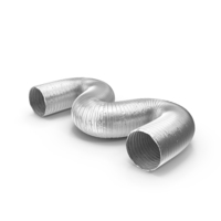 Flexible Aluminum Air Duct PNG & PSD Images