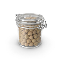 Hazelnuts In A Glass Jar PNG & PSD Images