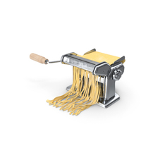 Imperia Pasta Maker Machine Silver with Dough PNG & PSD Images