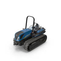 New Holland TK4 Tracked Tractor Dirty PNG & PSD Images
