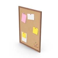 Pinboard With Notes PNG & PSD Images