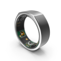 Oura Ring Chrome PNG & PSD Images