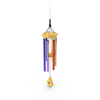 Rainbow Wind Chime PNG & PSD Images