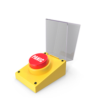 Red Panic Button PNG & PSD Images