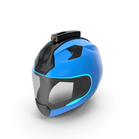 Blue Glow Helmet PNG & PSD Images