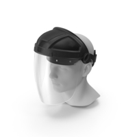 Uvex Turboshield Face Shield Transparent Visor PNG & PSD Images