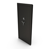 Vault Room Door with Digital Code Lock PNG & PSD Images