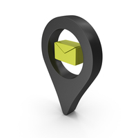 Map Pin Locate Navigate Message Chat Black PNG & PSD Images